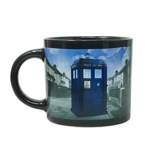 Doctor Who Disappearing TARDIS Mug 2015 BBC Unemployed Philosophers Heat Reveal